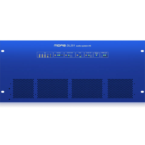MIDAS DL251-UL 48 Input, 16 Output Stage Box with 48 Midas Microphone Preamplifiers FRONT VIEW