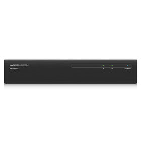 LAB GRUPPEN FAD1202_US1 2 x 120W Commercial Amplifier with Direct Drive Technology, Dante Networking and Energy Star Certification Front View