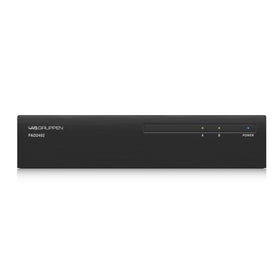 LAB GRUPPEN FAD2402_US1 2 x 240W Commercial Amplifier with Direct Drive Technology, Dante Networking and Energy Star Certification Front View