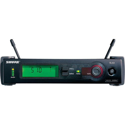 Shure SLX4 Diversity Receiver with PS21US Power Supply, 1/4 Wave Anten