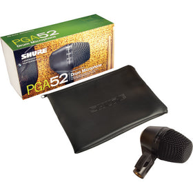 Shure PGA52-LC Cardioid swivel-mount dynamic kick-drum microphone