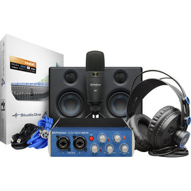 Presonus AudioBox Studio Ultimate Bundle AudioBox USB 96, HD7 Headphones, M7 Mic, Studio One Artist, Eris E3.5
