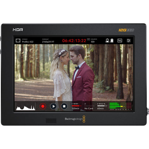 Blackmagic Design BMD-HYPERD/AVIDA12/7HDR Video Assist 7'' 12G HDR front view