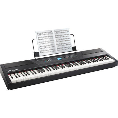Alesis Recital Pro 88-Key, hammer-action digital piano with 12 sounds, 20-watt speakers, FX, Music rest and sustain pedal input