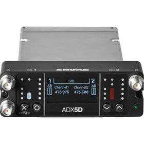 Shure ADX5D / ADX5DUS ADX5D Portable Receiver (A, B, C) Country Specifics