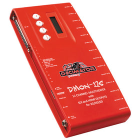 Decimator DMON-12S: 12 Channel Multi-Viewer w/ HDMI & SDI Outputs for 3G/HD/SD quarter left