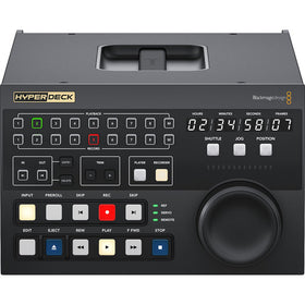 Blackmagic Design BMD-HYPERD/RSTEXCTR HyperDeck Extreme Control front view