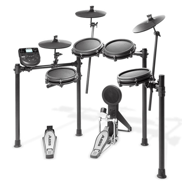 Alesis Nitro Mesh Kit 8-Piece compact Drum Kit with 300+ sounds, kick