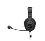 Sennheiser HMD 300 XQ-2, Broadcast headset with ultra-linear headphone response, microphone (hyper-cardioid, dynamic) and modular cable with XLR 3 and 1/4" jack. Includes (1) HMD 300 PRO headset, (1) wind and pop screen and (1) cable XQ-2