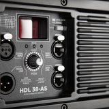 RCF HDL38-AS (Black)  knob controls