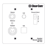 Clear-Com HB-704, 4 Ch. flush-mount headset station