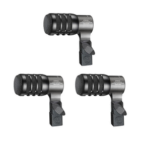 Audio Technica ATM230PK, Hypercardioid Dynamic Instrument microphone, 3 pack of mics