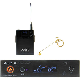 Audix AP41HT7BGA, WIRELESS,R41,BODY PACK, W/HT7, BEIGE, Headset Wireless System (A Band/522-554 MHz/Beige)