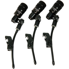 Audix D2TRIO, 3 PK D2, DYNAMIC MIC 3 DVICEBP, 3 POUCH, 3-piece Drum Microphone Package