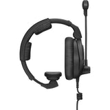 Sennheiser HMD 301 PRO-X4F Single-Sided Broadcast Headset with Boom Microphone and XLR 4-Pin Female Cable