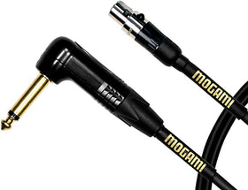 Mogami GOLD-BPSH-TS-30 / GOLD-BPSH-TS-30R Gold Belt-Pack Cable with TA4F Plug to 1/4" Straight / Right-Angled Connector for Shure Wireless System (30")