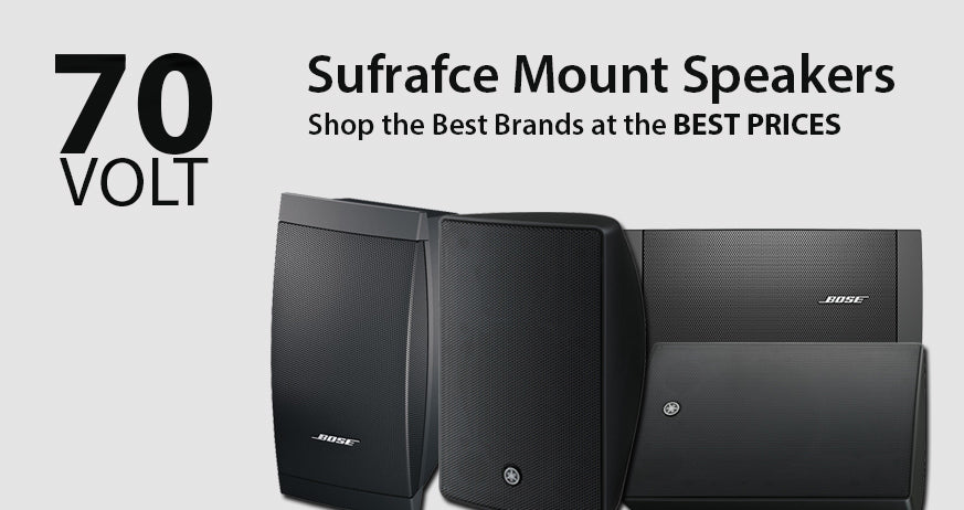 70 Volt Surface mount speakers