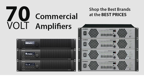70v Multi Channel Amps