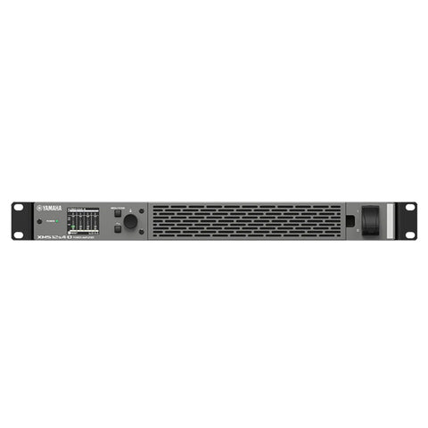 Yamaha XMS12S4-D, 4-Channel Power Amplifier with DSP and Power Sharing, Dante-Enabled, 1200W Total, Lo-Z/Hi-Z, 1U