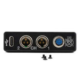 Lectrosonics DSREXTUSB, DSR EXT BOTTOM PLATE ADAPTER W/2x TA3, USBC, HIROSE 4 DC JACK