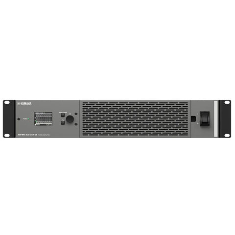Yamaha XMS12S8-D, 8-Channel Power Amplifier with DSP and Power Sharing, Dante-Enabled, 1200W Total, Lo-Z/Hi-Z, 2U