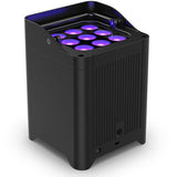 Chauvet Freedom Flex H9 IP X6 IP Weather-Resistant Battery-Powered RGBAW+UV LED PAR Kit with Charging Case (6-Pack)