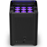 Chauvet Freedom Flex H9 IP X6 IP Weather-Resistant Battery-Powered RGBAW+UV LED PAR Kit with Charging Case (6-Pack)