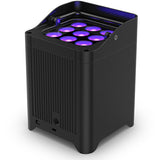 Chauvet Freedom Flex H9 IP X6 IP Weather-Resistant Battery-Powered RGBAW+UV LED PAR Kit with Charging Case (6-Pack)