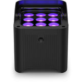 Chauvet Freedom Par H9 IP X4 Battery-Powered IP54 RGBAW+UV LED PAR Kit with Bag, Remote, and Multi-Charger (4-Pack)