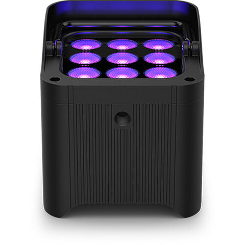 Chauvet Freedom Par H9 IP X4 Battery-Powered IP54 RGBAW+UV LED PAR Kit with Bag, Remote, and Multi-Charger (4-Pack)