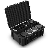 Chauvet Freedom Charge 8 Pelican-Style Charging Transport Case for Freedom Par Q9 and H9 IP (Black)