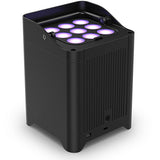 Chauvet Freedom Flex H9 IP X6 IP Weather-Resistant Battery-Powered RGBAW+UV LED PAR Kit with Charging Case (6-Pack)