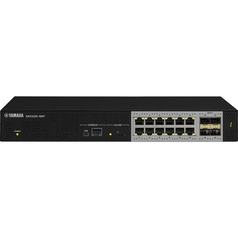 Yamaha SWX3220-16MT, L3 MultiGigabit Network Switch 16 port with 4 SFP+ ports