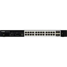 Yamaha SWX2310P-28GT, 24-Port L2 370w PoE Network Switch with 24 PoE ports 4 SFP+ with 10G uplink; 1RU