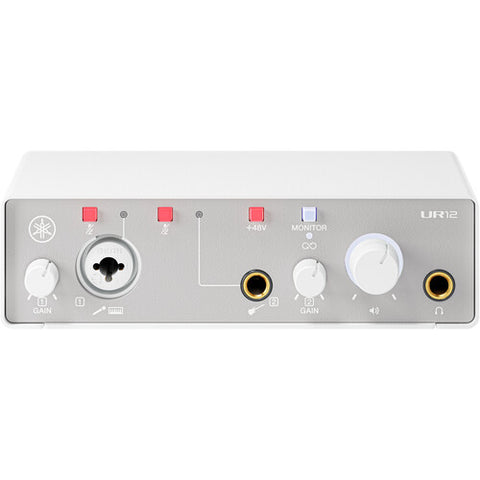 Yamaha UR12MK3 Black & White 2x2 USB-C Audio Interface
