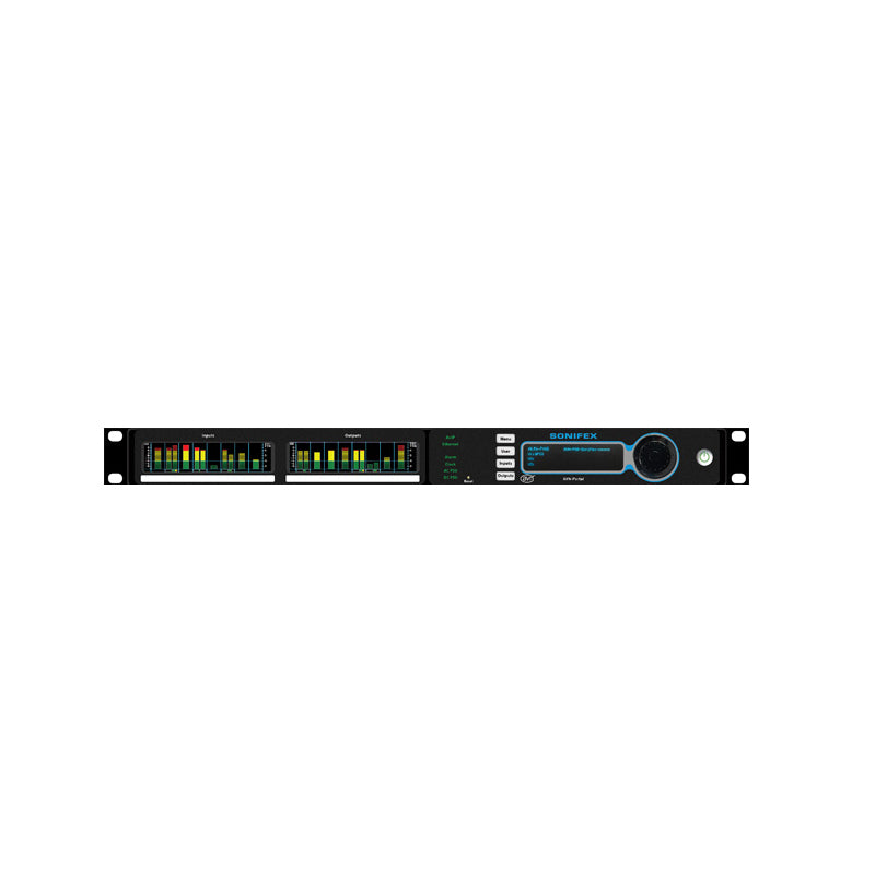 Sonifex AVN-PA8D 8 Stereo Analogue Line Inputs & Outputs AES67 Display