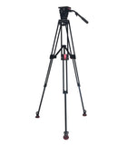 OZEN OZEN-OZ-10EZS AGILE 10S 100mm Carbon Fiber Tripod & Agile 10S Fluid Head System (S-Loc)