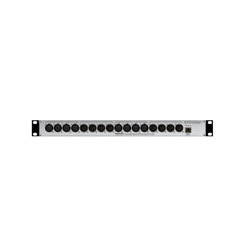 Aes3 Split Sonifex AVN-AESIO8 8 AES3 Inputs, 8 AES3 Output Dante® Interface, PoE