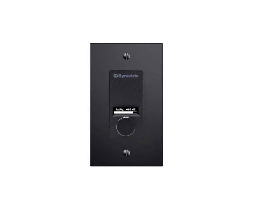 Symetrix W1, Black, US Standard IP remote with push-button rotary enco