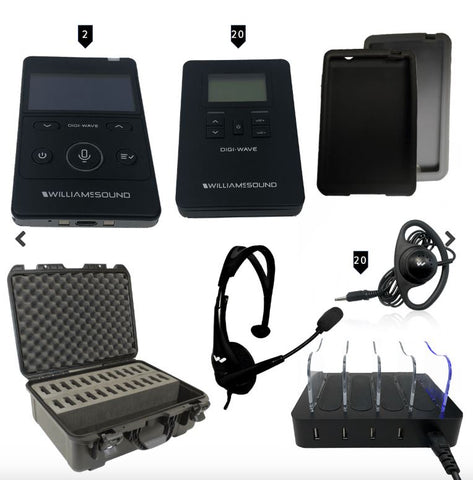 William Sound DWS INT 3 400 ALK 20-Person Portable Digi-Wave Interpretation System