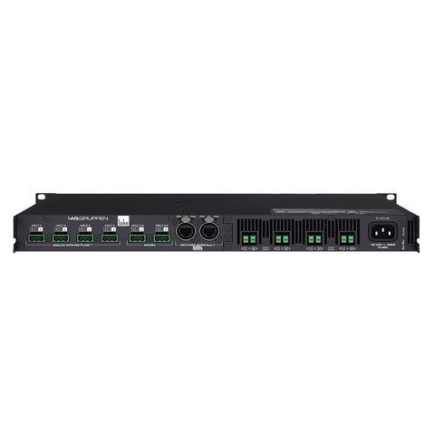 LAB GRUPPEN D 40:4L_US1 4000W Amplifier with 4 Flexible Output-Channels, Lake Digital Signal Processing and Digital Audio Networking for Installation Applications