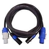 Blizzard Lighting DMXPC-3, 3-Pin DMX + PowerCON® Compatible Combo Cable