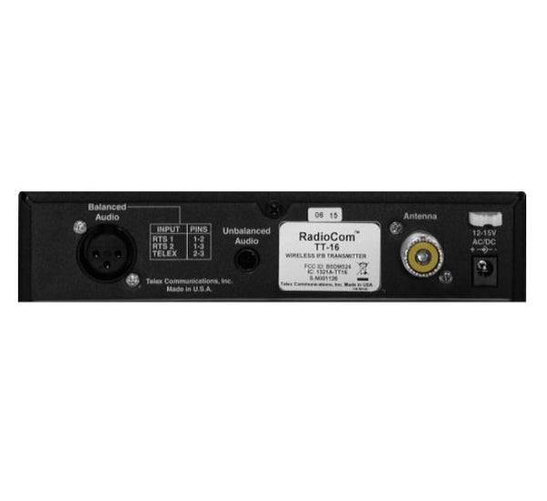 Telex RTS TT-16 Wireless Intercom IFB 16CH transmitter