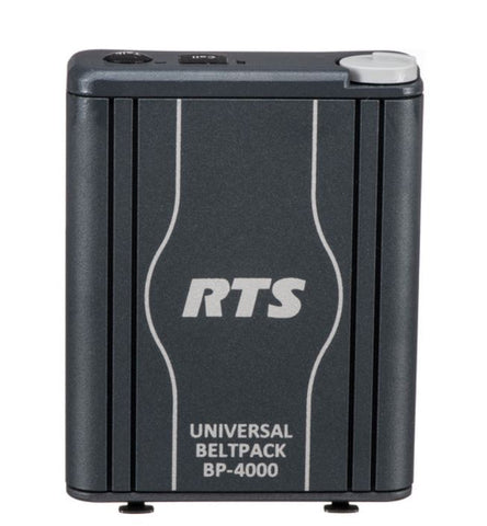 Telex RTS BP4000A4F Single-Channel Portable Beltpack Headset Station (4-Pin XLR, Female)