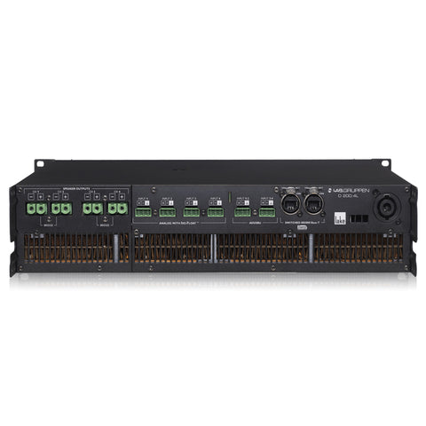 LAB GRUPPEN D 200:4L_US4 20,000W Amplifier with 4 Flexible Output-Channels, Lake Digital Signal Processing and Digital Audio Networking for Installation Applications REAR