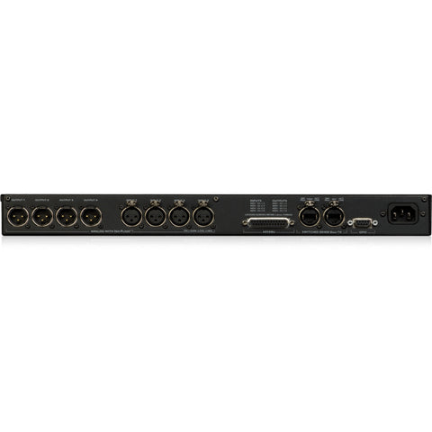 LAKE LM 44 Processor 4x4 matrix/2x6 X-Over EU	Audio System Processor With Raised Cosine EQ and Simultaneous Cross-Platform Parameter Adjustments for Loudspeaker Management and System Control in High Performance Applications REAR VIEW