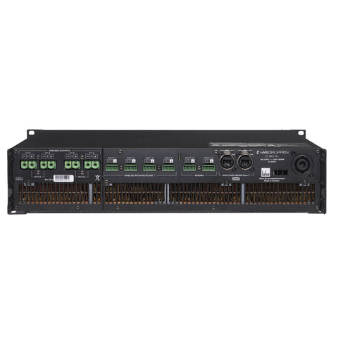 LAB GRUPPEN D 80:4L_US2 8000W Amplifier with 4 Flexible Output-Channels, Lake Digital Signal Processing, and Digital Audio Networking for Installation Applications Rear