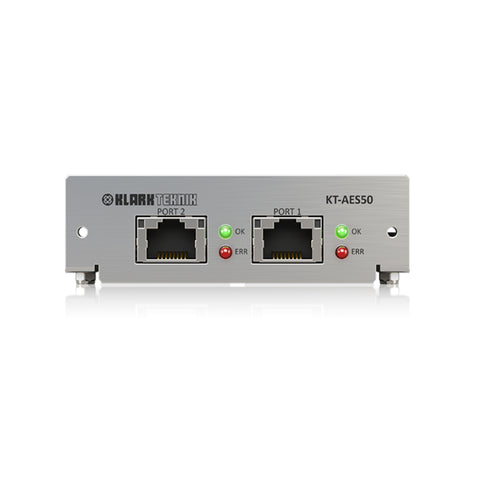 KLARKTEKNIK KT-AES50 AES50 Network Module with up to 48 Bidirectional Channels Front