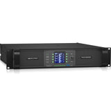 LAB GRUPPEN PLM 8K44 BP 8,000-Watt Amplifier with 4 Flexible Output Channels on Binding Post Connectors and Lake Digital Signal Processing and Digital Audio Networking for Touring Applications LEFT VIEW