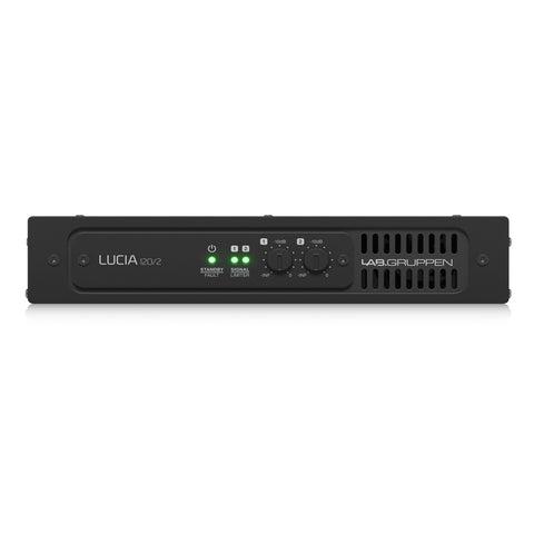 LAB GRUPPEN LUCIA 120/2_US1 Compact 2 x 60W Amplifier for Installation Applications Front View